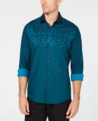 Alfani Men's Ombre Geo-Print Shirt, Created for Macy's