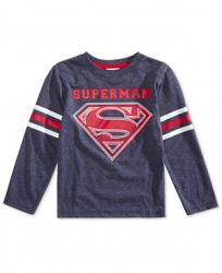Dc Comics Toddler Boys Superman Varsity T-Shirt