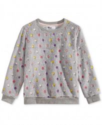 Epic Threads Little Girls Multi-Color Dot Plush Sweatshirt, Created for Macy's