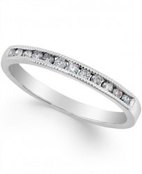 Diamond Band Ring (1/5 ct. t. w. ) in 10K Rose, White or Yellow Gold