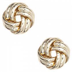 Anne Klein Knot Stud Earrings - Gold Tone