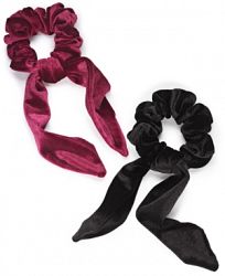 I. n. c. 2-Pc. Velvet Bow Scrunchies, Created for Macy's