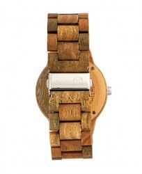 Earth Wood Bighorn Wood Bracelet Watch Olive 46Mm