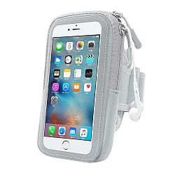 2017 Hot Sport Bags Armband Gym Outdoor Running Arm Band Cover Case For iphone 7 Sport Accessories #EW - Gray / China