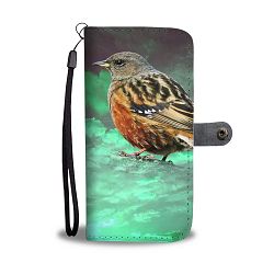 Accentor Bird Print Wallet Case-Free Shipping - iPhone 8 Plus