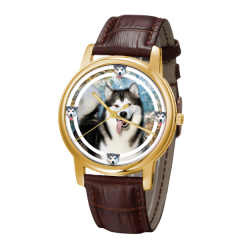 Alaskan Malamute Classic Fashion Wrist Watch- Free Shipping - 40mm