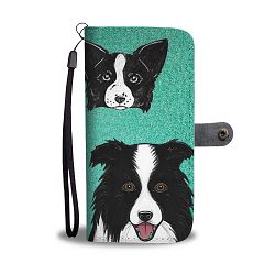Amazing Border Collie Dog Print Wallet Case-Free Shipping - Google Pixel XL 2