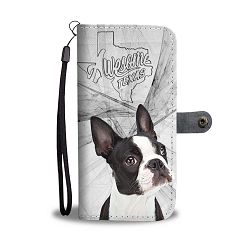 Amazing Boston Terrier Print Wallet Case-Free Shipping-TX State - Huawei P10 +