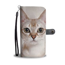 Amazing Singapura Cat Print Wallet Case-Free Shipping - Samsung Galaxy Note 5