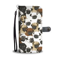 Awesome Pug Wallet Case-Free Shipping - LG Q8