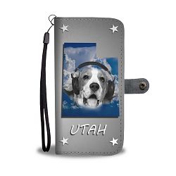 Beagle Dog Print Wallet Case- Free Shipping-UT State - Samsung Galaxy Note 4