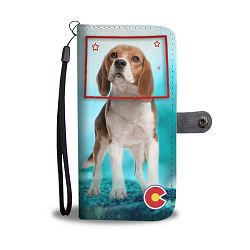 Beagle Print Wallet Case-Free Shipping-CO State - iPhone 8 Plus