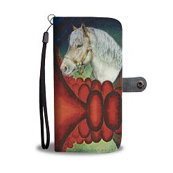 Belgian horse Print Wallet Case-Free Shipping - iPhone 5 / 5s / 5c / SE / SE 2