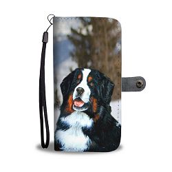 Bernese Mountain Dog Print Wallet Case-Free Shipping - Samsung Galaxy J3
