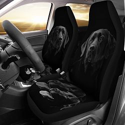 Black Labrador Retriever Print Car Seat Covers- Free Shipping - Car Seat Covers - Black Labrador Retriever Print Car Seat Covers- Free Shipping / Universal Fit
