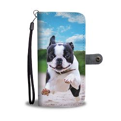 Boston Terrier Wallet Case- Free Shipping - LG K10
