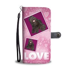 Bouvier des Flandres Dog with Love Print Wallet Case-Free Shipping - Samsung Galaxy J3