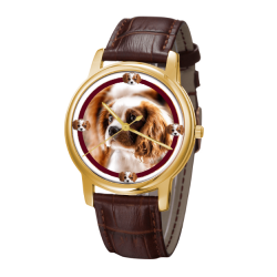 Cavalier King Charles Spaniel Classic Wrist Watch- Free Shipping - 40mm
