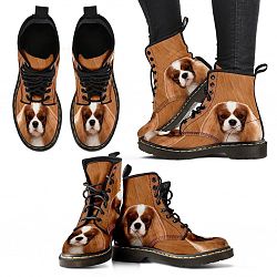 Cavalier King Charles Spaniel Print Boots For Women-Express Shipping - Women's Boots - Black - Cavalier King Charles Spaniel Print Boots For Women-Express Shipping / US7 (EU38)