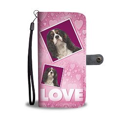 Cavalier King Charles Spaniel with Love Print Wallet Case-Free Shipping - Xiaomi Mi 5X