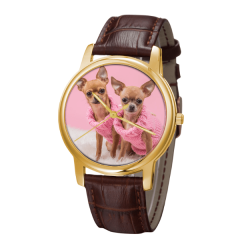 Chihuahua Classic Fashion Wrist Watch- Free Shipping - 34mm