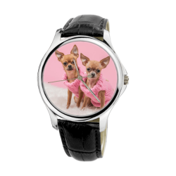 Chihuahua Unisex Wrist Watch- Free Shipping - 44mm