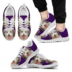 Coton De Tulear Dog (White/Black) Running Shoes For Men-Free Shipping - Men's Sneakers - White - Coton De Tulear Dog White Running Shoes For Men-Free Shipping / US5 (EU38)