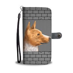 Cute Basenji Printed on wall Wallet Case-Free Shipping - HTC Bolt