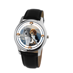 Cute Beagle Fashion Unisex Wrist Watch- Free Shipping - 31mm