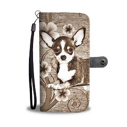 Cute Chihuahua Dog Print Wallet Case-Free Shipping - HTC Bolt