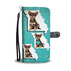 Cute Chihuahua Dog Print Wallet Case-Free Shipping-MO State - Samsung Galaxy J5