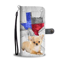 Cute Chihuahua Print Wallet Case- Free Shipping-TX State - Samsung Galaxy A5