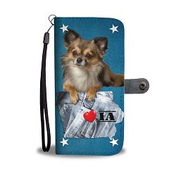 Cute Chihuahua Print Wallet Case-Free Shipping-IA State - LG V10