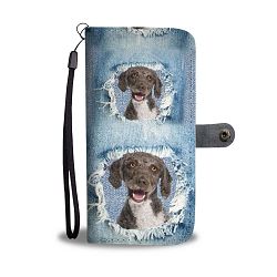 Cute Spanish Water Dog Print Wallet Case-Free Shipping - LG K8