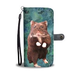 Djungarian Hamster (Striped Dwarf Hamster) Print Wallet Case-Free Shipping - Google Pixel 2