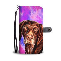German Shorthaired Pointer Dog Print Wallet Case-Free Shipping - Samsung Galaxy A5