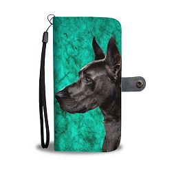 Great Dane Dog Art Print Wallet Case-Free Shipping - Samsung Galaxy S7 Edge