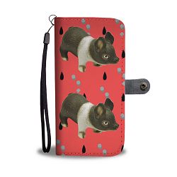 Hampshire pig Print Wallet Case-Free Shipping - Samsung Galaxy Note 8