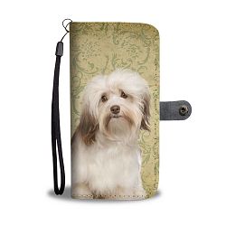 Havanese Dog Print Wallet Case- Free Shipping - Samsung Galaxy J3