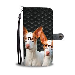 Ibizan Hound Dog Print Wallet Case-Free Shipping - Samsung Galaxy Note 4