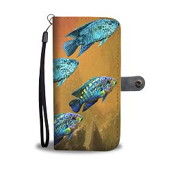 Jack Dempsey Fish Print Wallet Case-Free Shipping - Samsung Galaxy S7