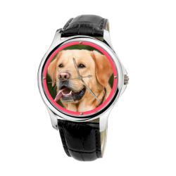 Labrador Retriever Unisex Wrist Watch- Free Shipping - 34mm