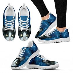 Liza De Leon/Cat-Running Shoes For Women-3D Print-Free Shipping - Women's Sneakers - White - Liza De Leon/Cat-Running Shoes For Women-3D Print-Free Shipping / US6 (EU37)