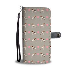 Lovely Brittany Dog Pattern Print Wallet Case-Free Shipping - Huawei P10