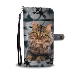 Maine Coon Cat Print Wallet Case-Free Shipping - Motorola Droid Turbo 2
