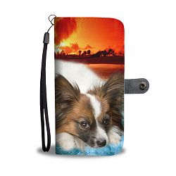 Papillon Dog Wallet Case- Free Shipping - LG G4