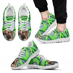 Plott Hound Dog Running Shoes For Men-Free Shipping - Men's Sneakers - White - Plott Hound Dog Running Shoes For Men-Free Shipping / US6 (EU39)