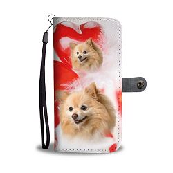 Pomeranian Dog Wallet Case- Free Shipping - Samsung Galaxy J7