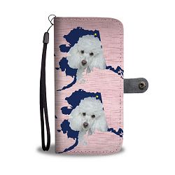 Poodle Dog Print Wallet Case-Free Shipping-AK State - Samsung Galaxy S7