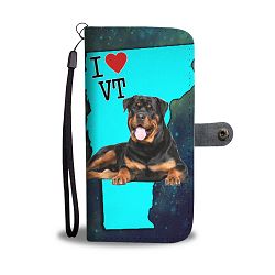 Rottweiler Dog Print Wallet Case-Free Shipping-VT State - Samsung Galaxy J7